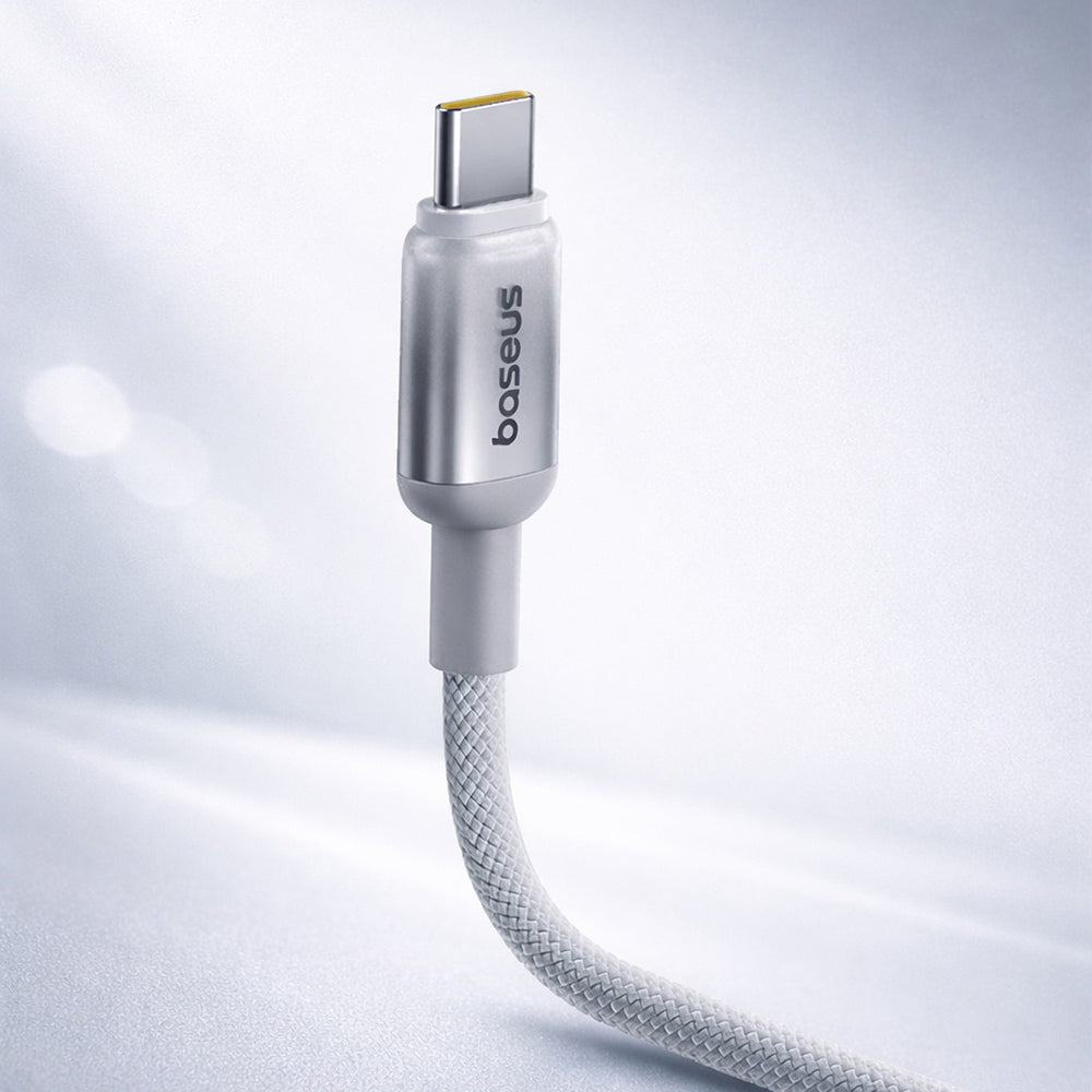 Cabo de Dados e Carregamento USB-A - USB-C Baseus Discolor, 100W, 2m, Prateado E0420803
