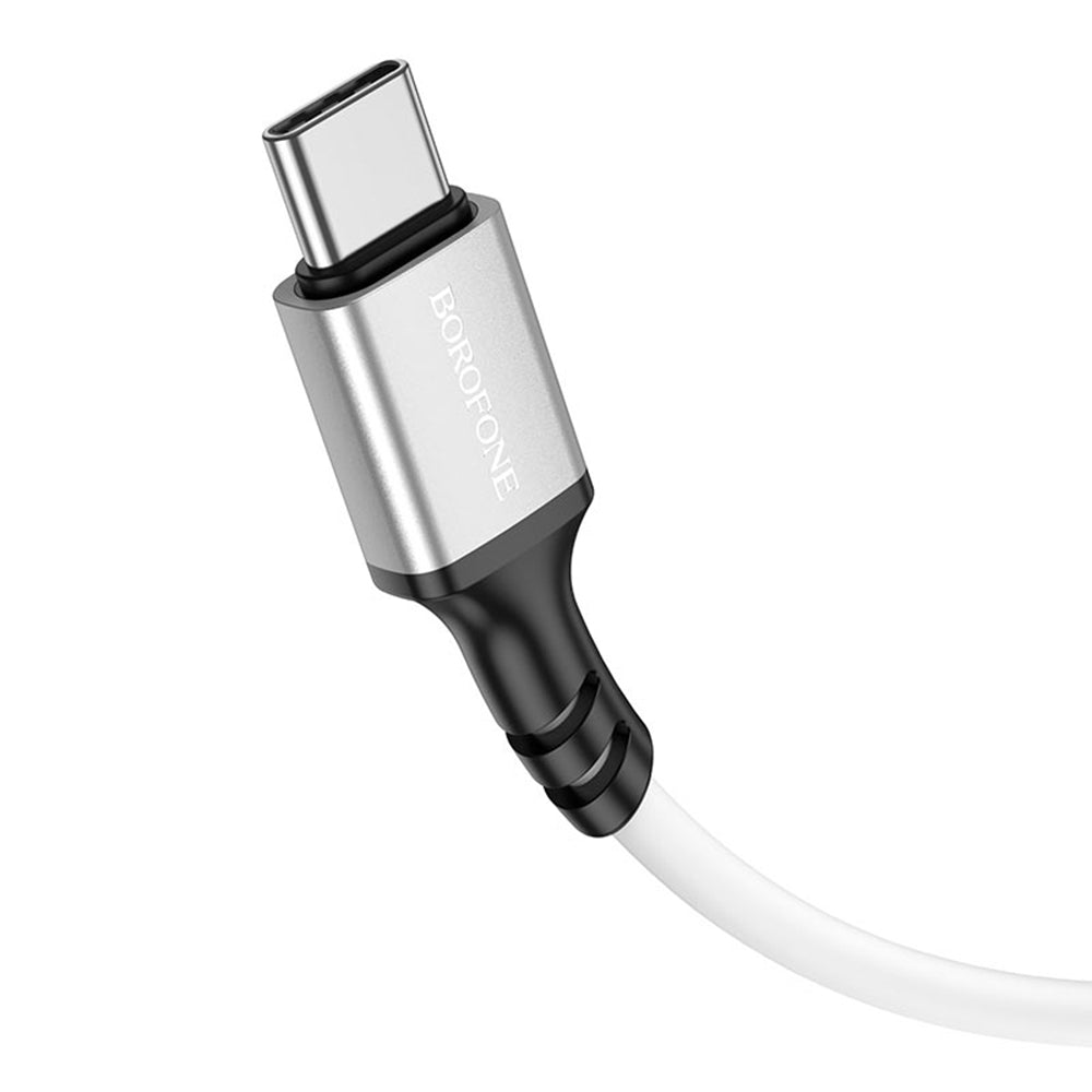 Cabo de Dados e Carregamento USB-A - USB-C Borofone BX83, 18W, 1m, Preto