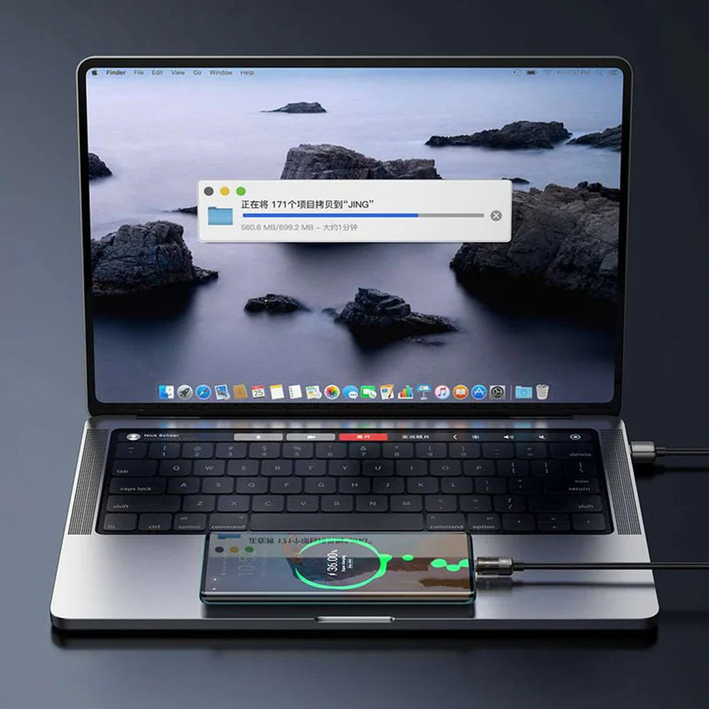 Cabo de Dados e Carregamento USB-A - USB-C McDodo CA-3150 Auto Power Off, 100W, 1.2m, Preto