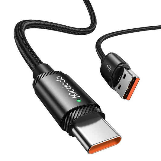 Cabo de Dados e Carregamento USB-A - USB-C McDodo CA-4730, 120W, 1.5m, Preto