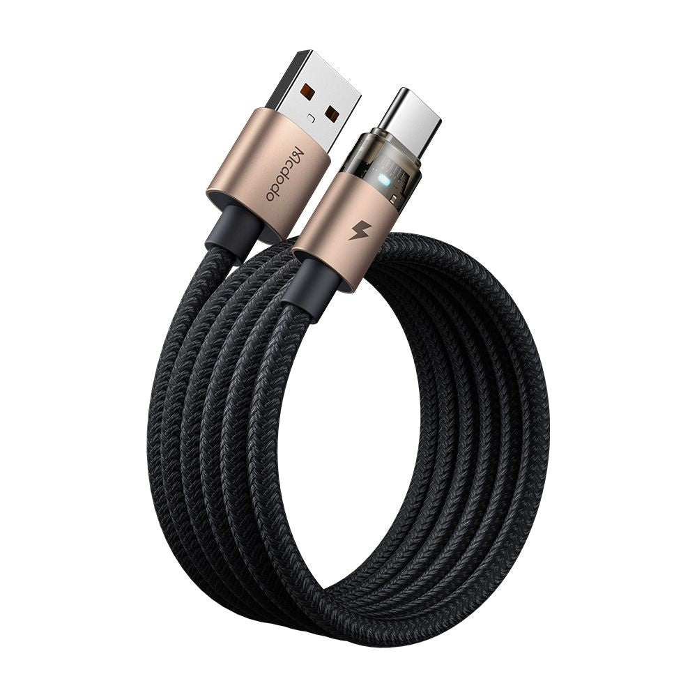 Cabo de Dados e Carregamento USB-A - USB-C McDodo CA-6891, 66W, 1.2m, Dourado