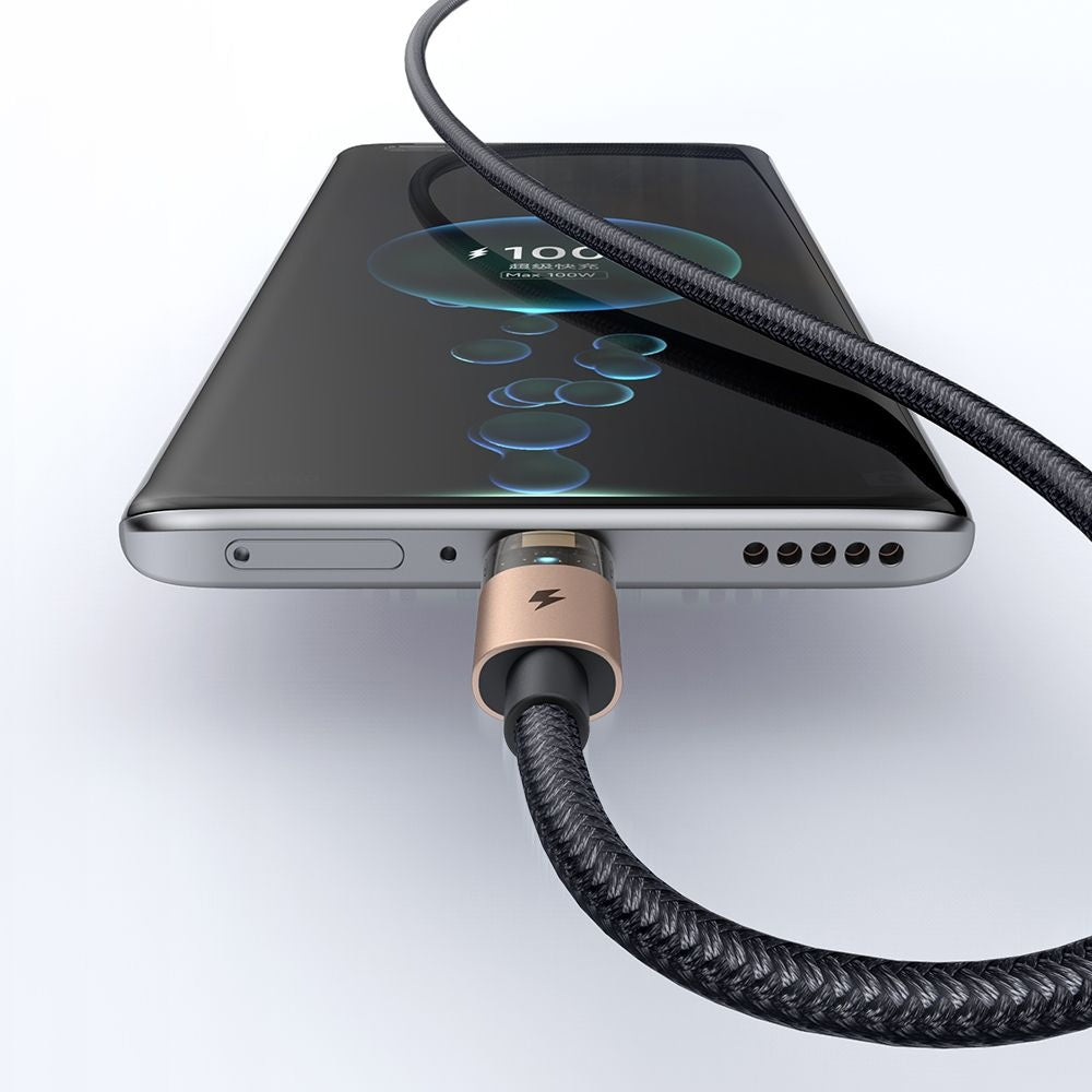 Cabo de Dados e Carregamento USB-A - USB-C McDodo CA-6891, 66W, 1.2m, Dourado