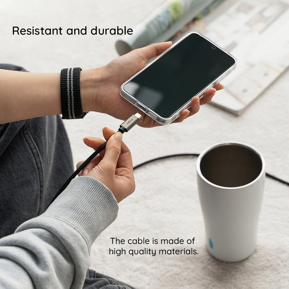 Cabo de Dados e Carregamento USB-A - USB-C Ringke, 60W, 2m, Preto