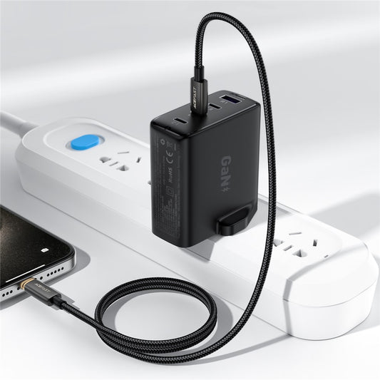 Cabo de Dados e Carregamento USB-C - Lightning Acefast C23-01, 30W, 1.2m, Preto