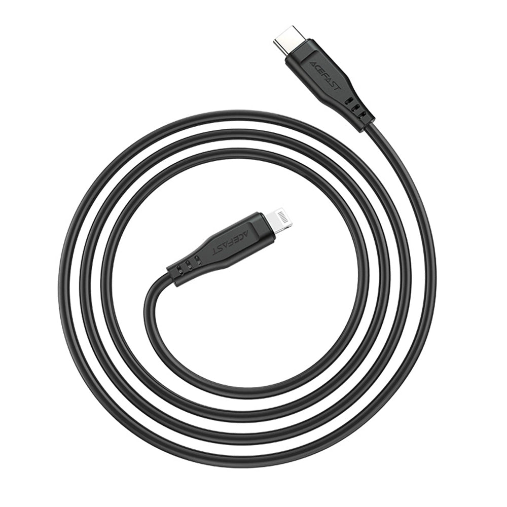 Cabo de Dados e Carregamento USB-C - Lightning Acefast C3-01, 30W, 1.2m, Branco