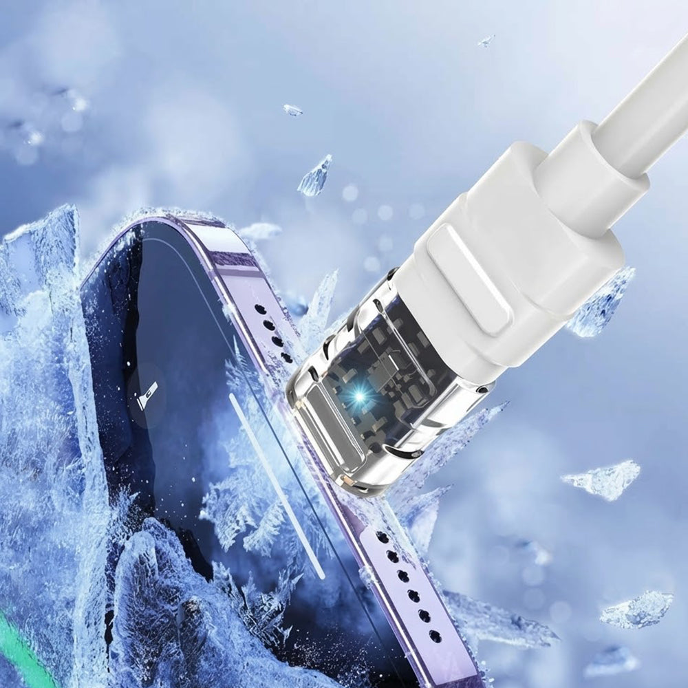 Cabo de Dados e Carregamento USB-C - Lightning Lito LD05, 27W, 1m, Branco