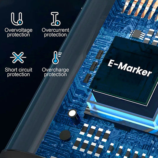 Cabo de Dados e Carregamento USB-C - Lightning Lito LD09CL Display, 36W, 1.2m, Preto