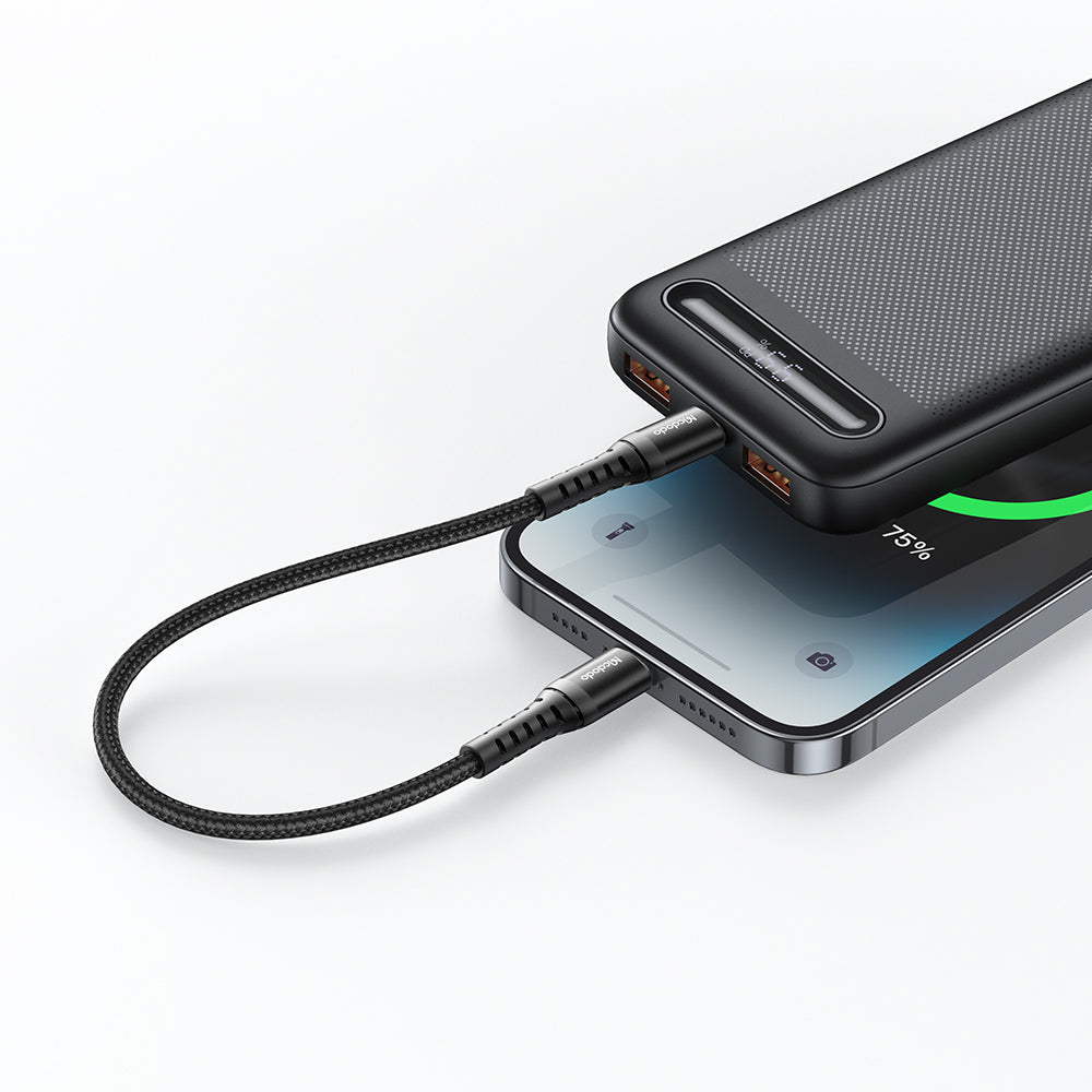 Cabo de Dados e Carregamento USB-C - Lightning McDodo CA-5631, 36W, 1m, Preto