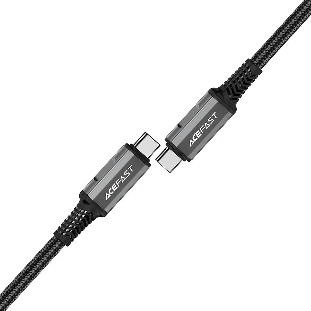 Cabo de Dados e Carregamento USB-C - USB-C Acefast C1-09, 240W, 1m, Cinzento