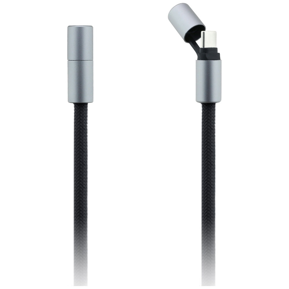 Cabo de Dados e Carregamento USB-C - USB-C Karl Lagerfeld Ikonik Charm, 100W, 1.5m, Preto