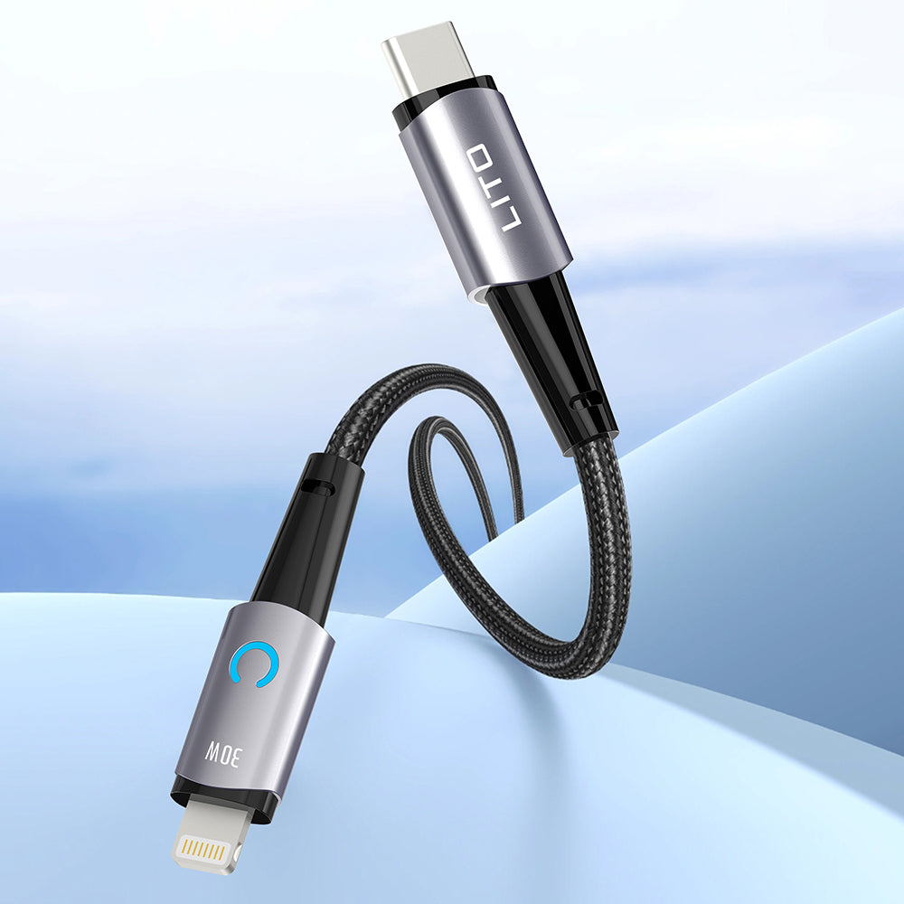 Cabo de Dados e Carregamento USB-C - USB-C Lito LD10CC, 60W, 1m, Preto