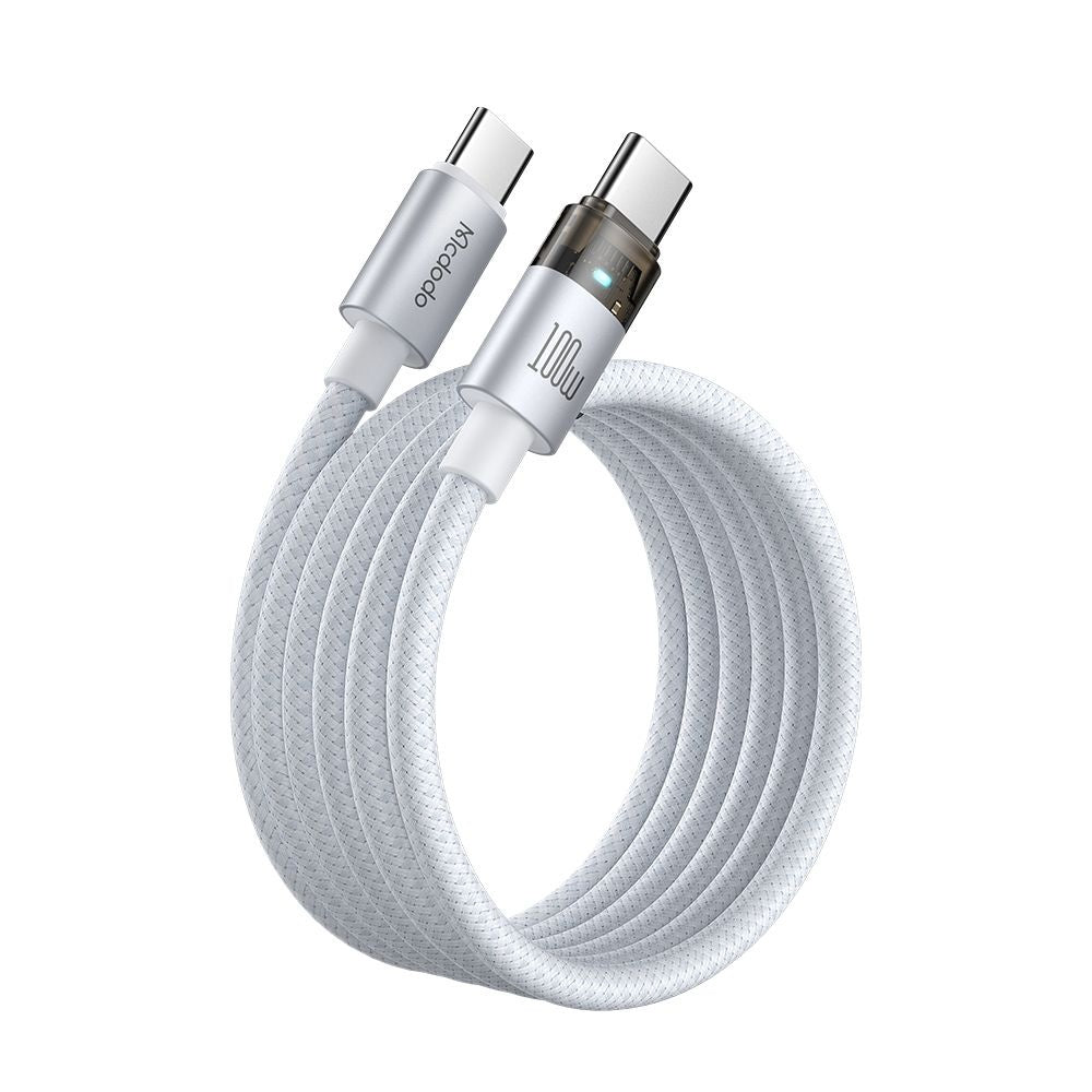 Cabo de Dados e Carregamento USB-C - USB-C McDodo CA-5582, 100W, 1.2m, Branco