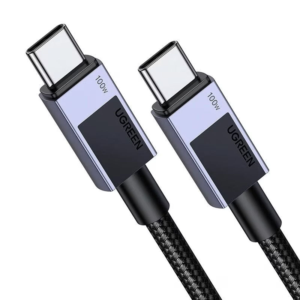 Cabo de Dados e Carregamento USB-C - USB-C UGREEN L512, 100W, 1m, Cinzento