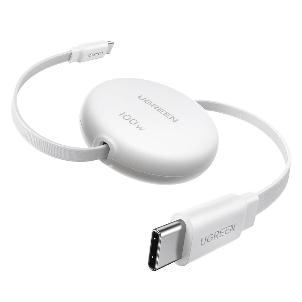 Cabo de Dados e Carregamento USB-C - USB-C UGREEN L531, 100W, 1m, Branco