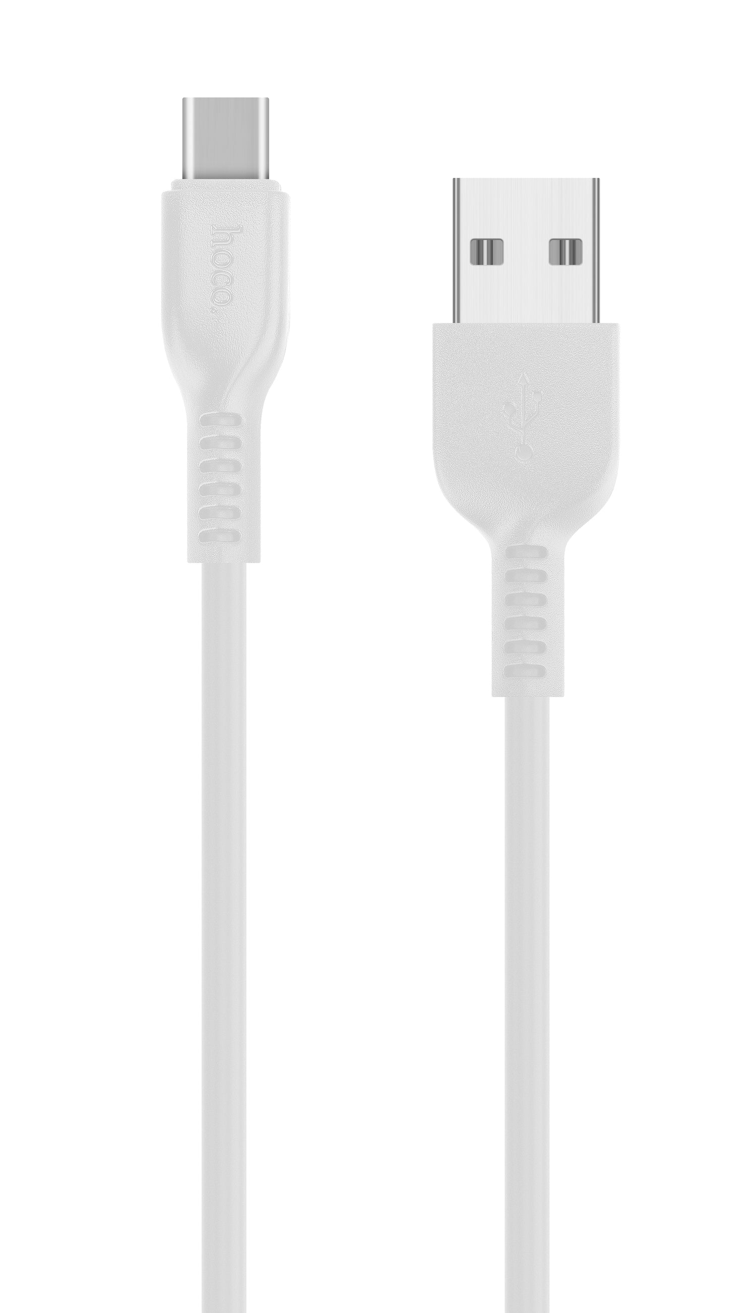 Cabo de Dados e Carregamento USB-A - USB-C HOCO Flash X20, 18W, 2m, Branco