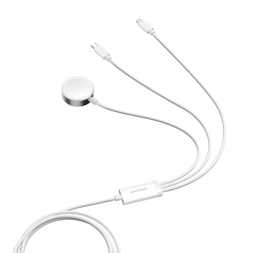 Carregador Wireless Joyroom S-IW008 para Apple Watch Series, USB-A, Branco