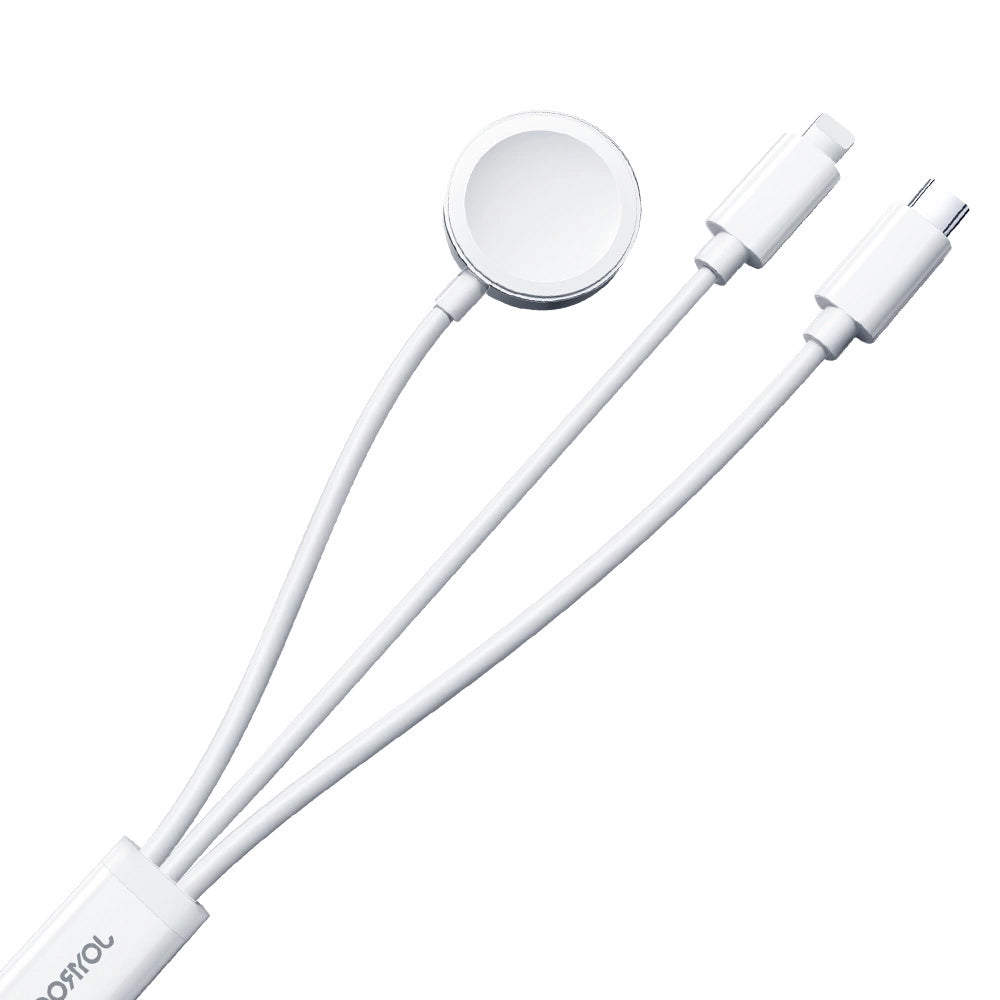 Carregador Wireless Joyroom S-IW008 para Apple Watch Series, USB-A, Branco