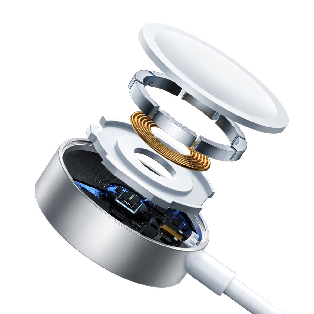 Carregador Wireless Joyroom S-IW008 para Apple Watch Series, USB-A, Branco