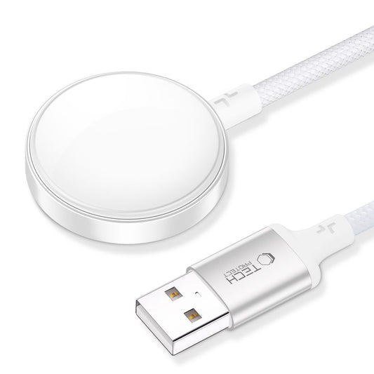 Cabo de Carregamento Tech-Protect MC02 Ultraboost para Apple Watch Series, Branco