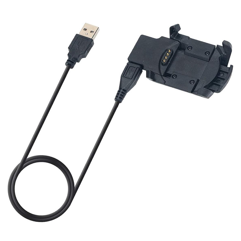 Cabo de Carregamento Techsuit TGC5 para Garmin Fenix 3 Sapphire / 3 HR / 3, USB-A, Preto
