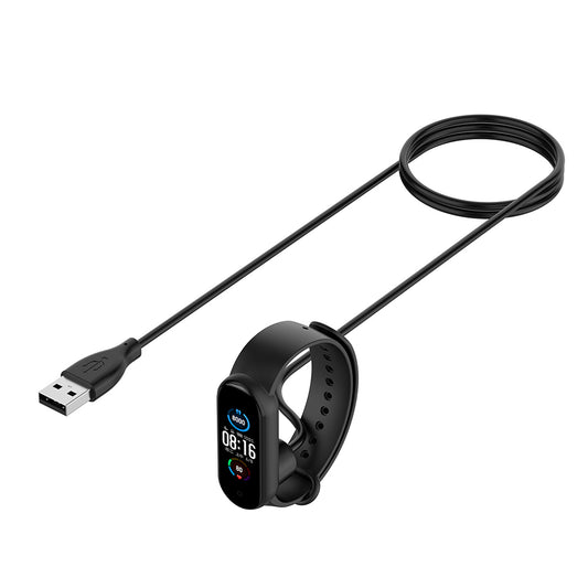 Cabo de Carregamento Techsuit TXC1 para Xiaomi Smart Band 7 / 6 / 5, USB-A, Preto