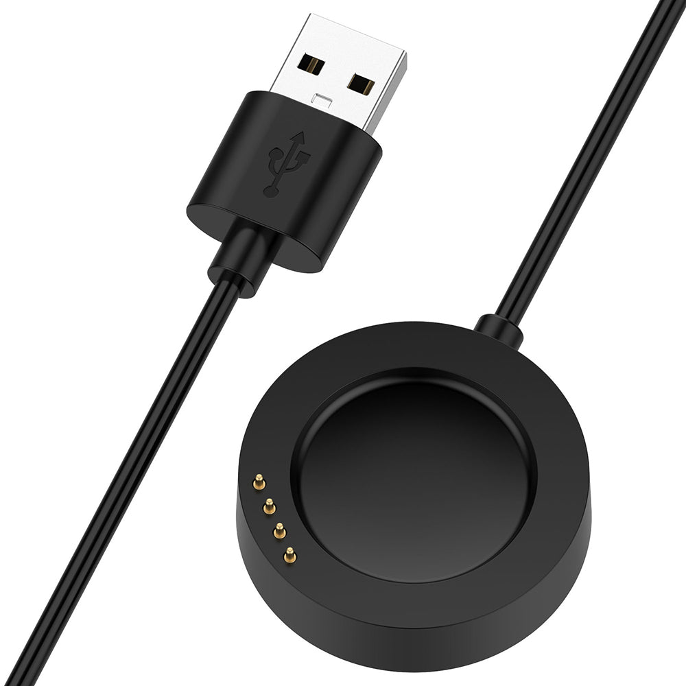 Cabo de Carregamento Techsuit TXC9 para Xiaomi Watch S4 Sport, USB-A, Preto