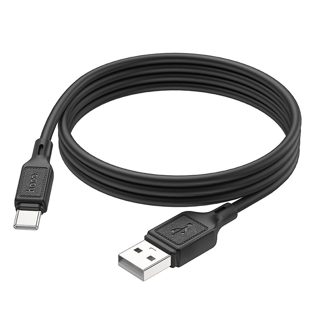 Cabo de Dados e Carregamento USB-A - USB-C HOCO X90, 60W, 1m, Preto