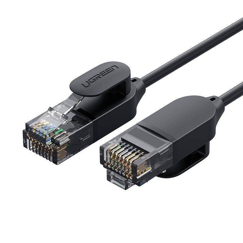 Cabo de Rede UGREEN NW122, UTP, Cat6A, 10m, Preto
