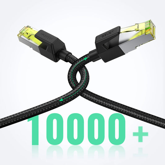 Cabo de Rede UGREEN NW150, UTP, Cat7, 2m, Preto
