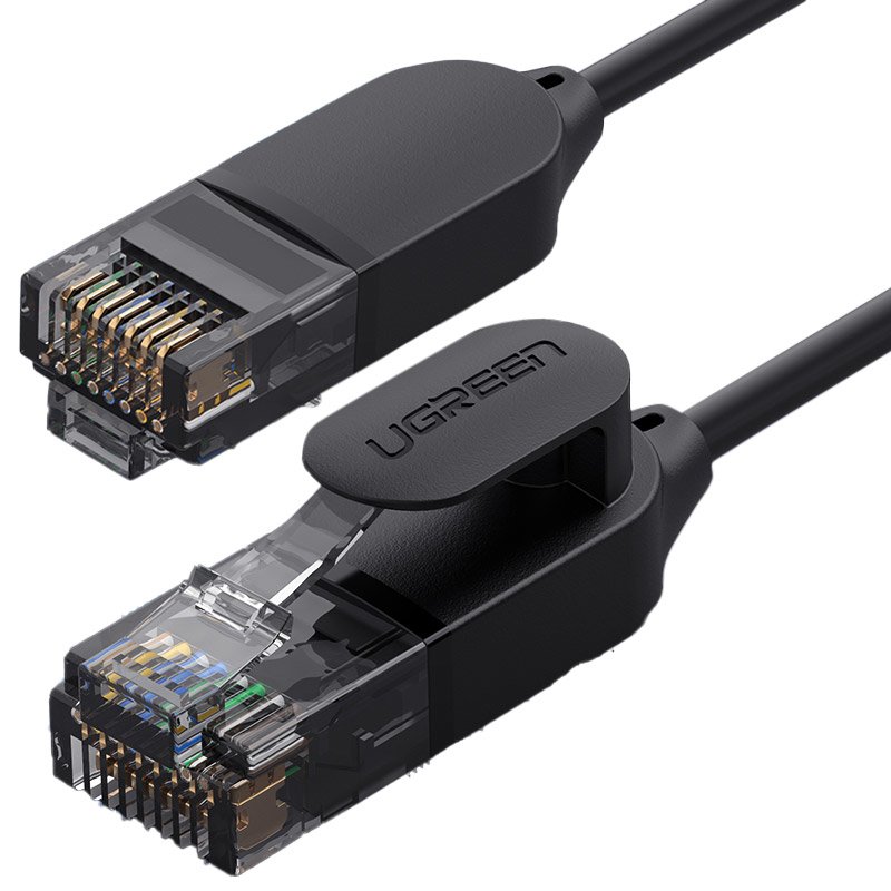 Cabo de Rede UGREEN NW122, UTP, Cat6A, 5m, Preto