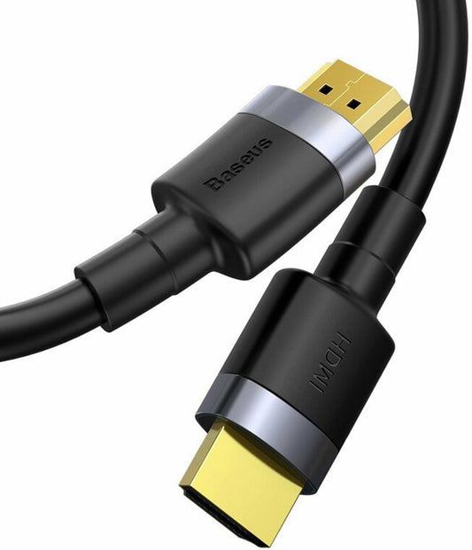 Cabo de Vídeo Baseus Cafule, HDMI - HDMI, 4K, 5m, Preto CADKLF-H01