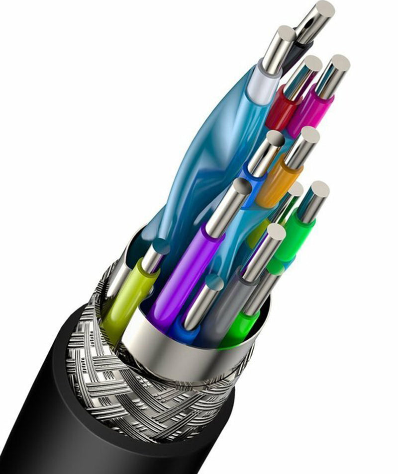 Baseus Cafule Video Cable, HDMI - HDMI, 4K, 5m, Black CADKLF-H01