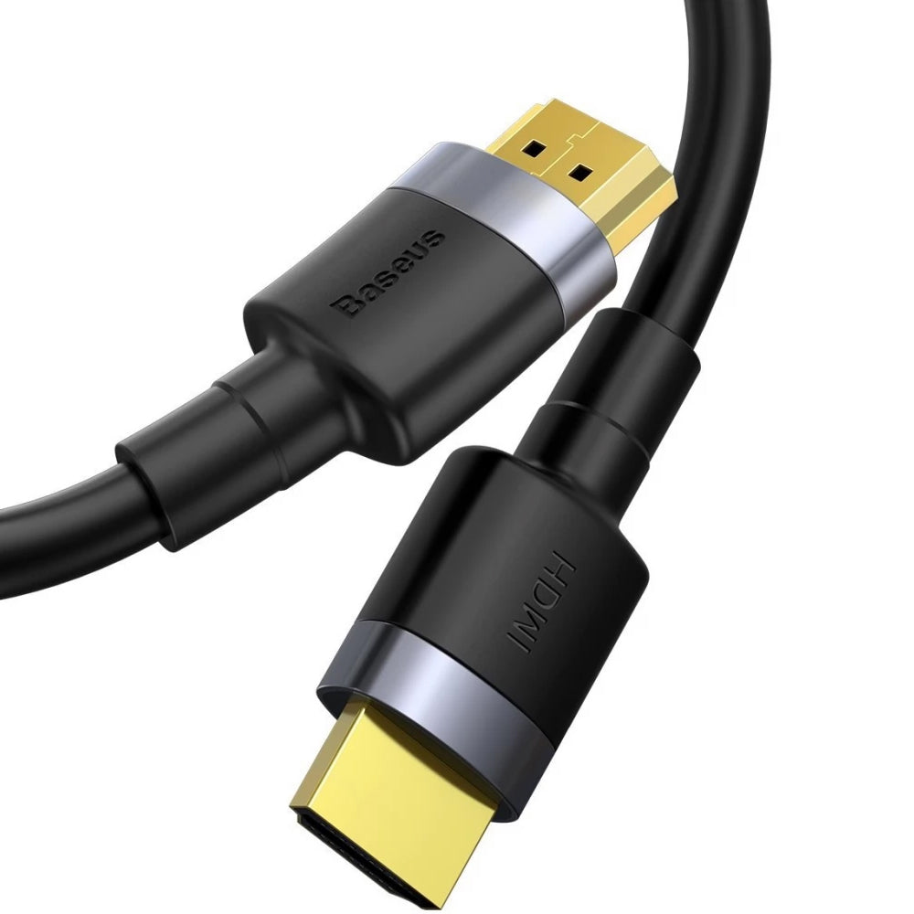 Cabo de Vídeo Baseus Cafule, HDMI - HDMI, 4K, 2m, Preto CADKLF-F01