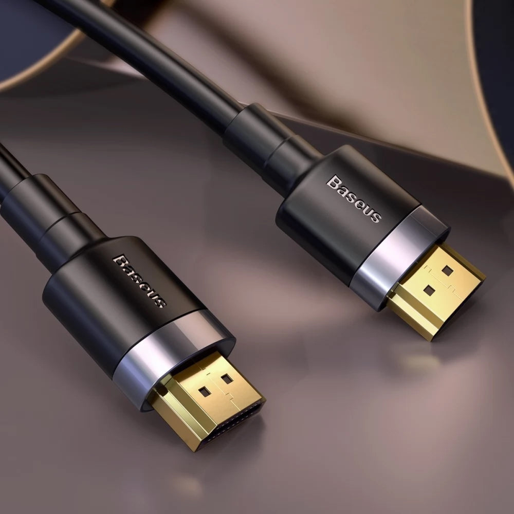 Cabo de Vídeo Baseus Cafule, HDMI - HDMI, 4K, 2m, Preto CADKLF-F01