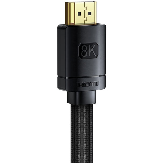 Cabo de Vídeo Baseus Alta Definição, HDMI - HDMI, 8K, 2m, Preto CAKGQ-K01