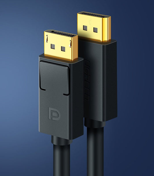 Cabo de vídeo UGREEN DP102, DisplayPort para DisplayPort, 4K, 1,5 m, preto