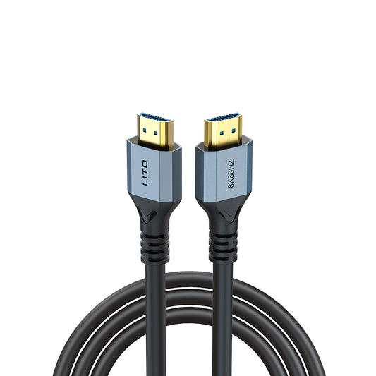 Cabo de Vídeo Lito HD119, HDMI - HDMI, 8K, 1,8m, Preto