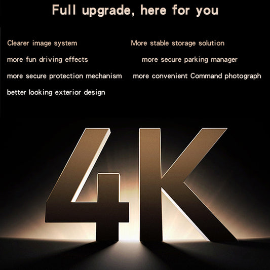 Câmara Auto Frente Traseira Yesido KM15, 4K, Wi-Fi, Ecrã 2 polegadas