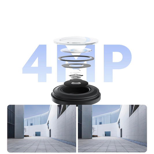 Câmara de Vigilância Xiaomi CW500 Dual, Wi-Fi, 2.5K, IP66, Exterior BHR9402EU