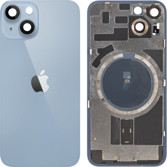 Capa da bateria do Apple iPhone 14, azul, trocar