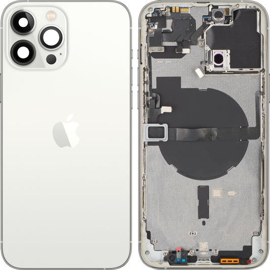 Tampa da bateria do Apple iPhone 13 Pro Max, com capa intermédia, prateada, trocar