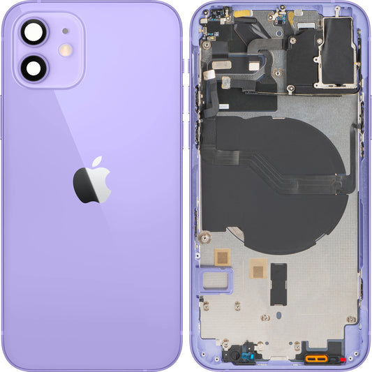 Capa da bateria do iPhone 12 da Apple, com capa, roxa, trocar