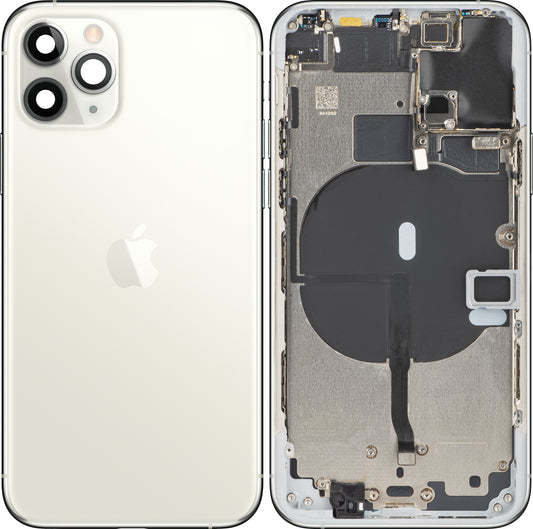Tampa da bateria do Apple iPhone 11 Pro, com capa intermédia, prateada, trocar