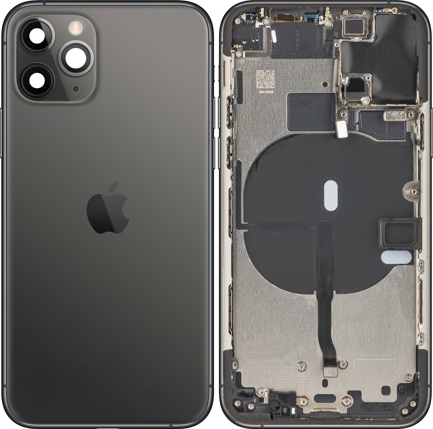 Capa da bateria do Apple iPhone 11 Pro, com capa intermédia, preto (cinzento espacial), Swap
