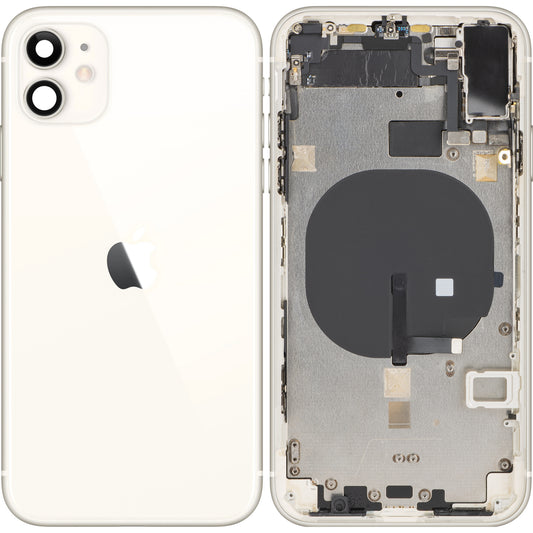Tampa da bateria do iPhone 11 da Apple, com caixa intermédia, branca, trocar