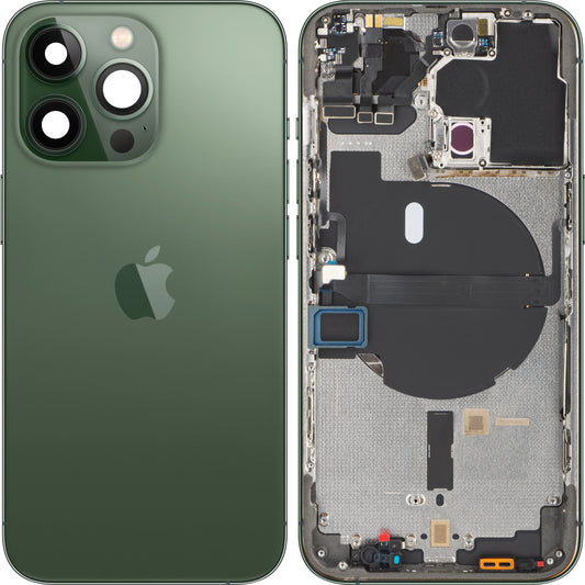 Tampa da Bateria Apple iPhone 13 Pro, Com Carcaça Central, Verde (Alpine Green), Swap