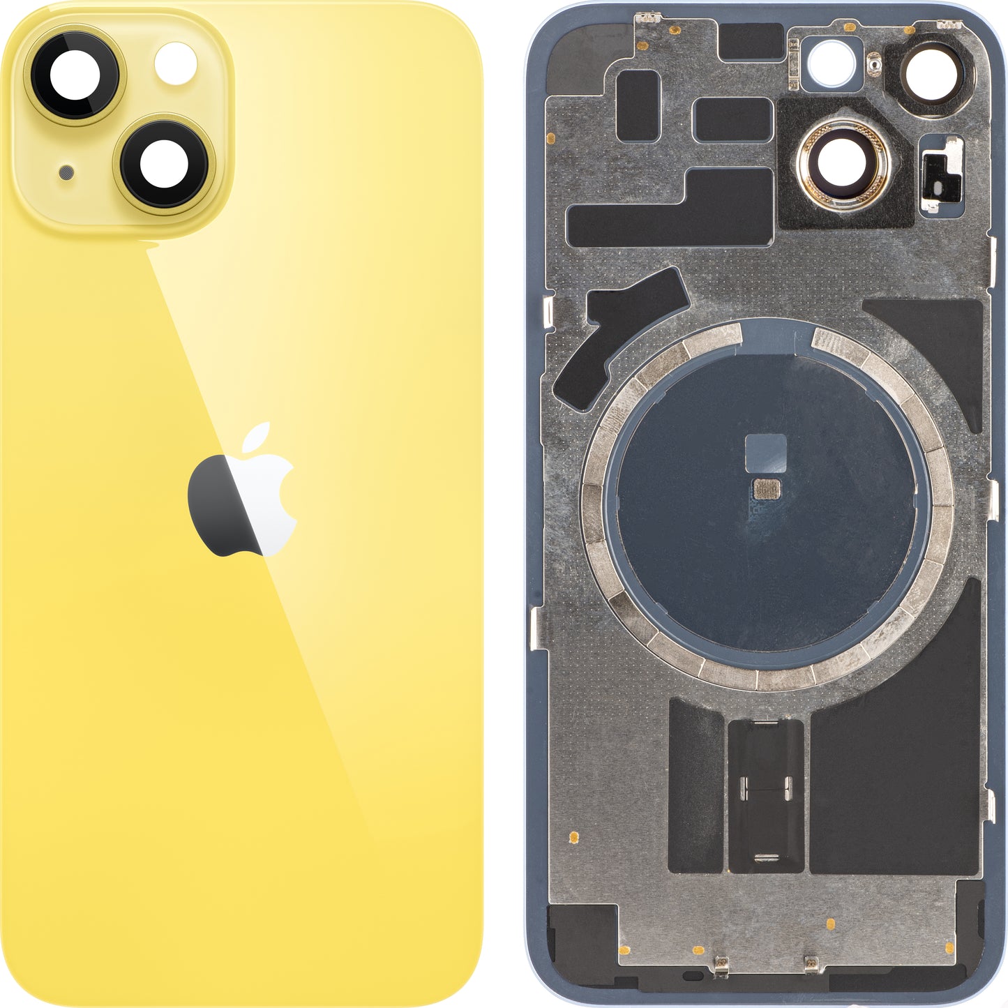 Apple iPhone 14 Battery Cover, Yellow, Premium Swap