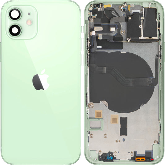 Tampa da Bateria Apple iPhone 12, Com Carcaça Central, Verde, Swap