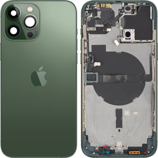 Tampa da Bateria Apple iPhone 13 Pro Max, Com Carcaça Central, Verde (Alpine Green), Swap