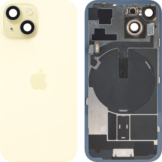 Tampa da Bateria Apple iPhone 15, Amarelo, Swap